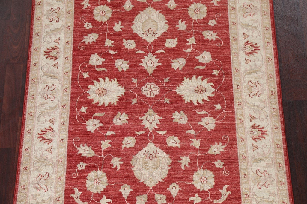 Vegetable Dye Chobi Peshawar Oriental Area Rug 4x5