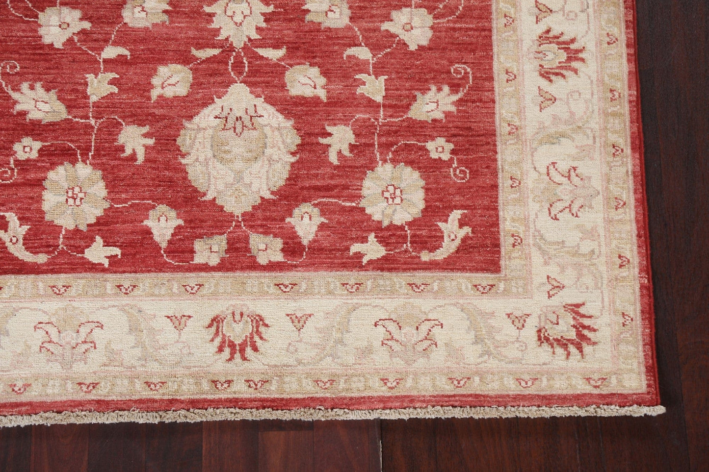 Vegetable Dye Chobi Peshawar Oriental Area Rug 4x5