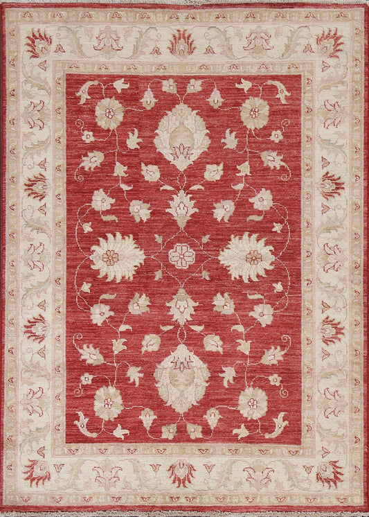 Vegetable Dye Chobi Peshawar Oriental Area Rug 4x5