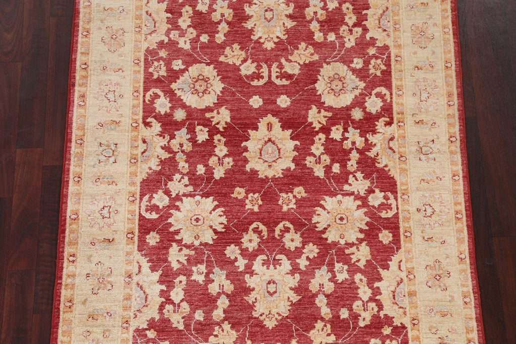 Vegetable Dye Chobi Peshawar Oriental Area Rug 4x6