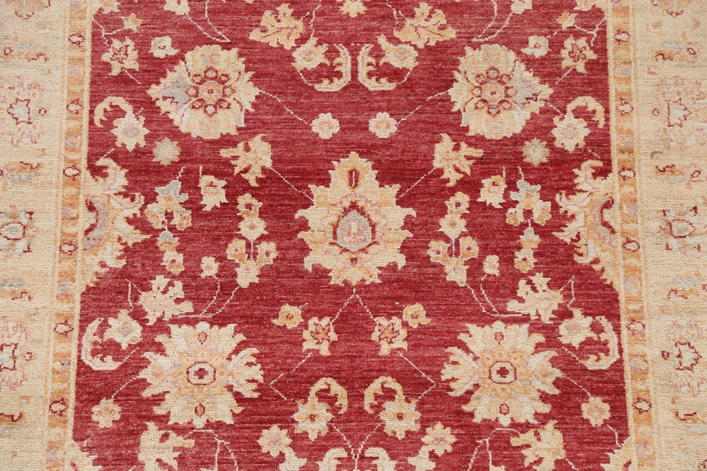 Vegetable Dye Chobi Peshawar Oriental Area Rug 4x6