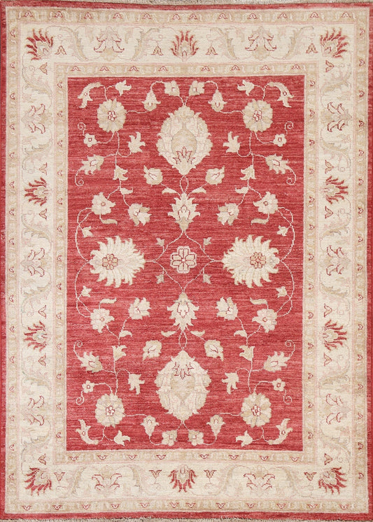 Vegetable Dye Chobi Peshawar Oriental Area Rug 4x5