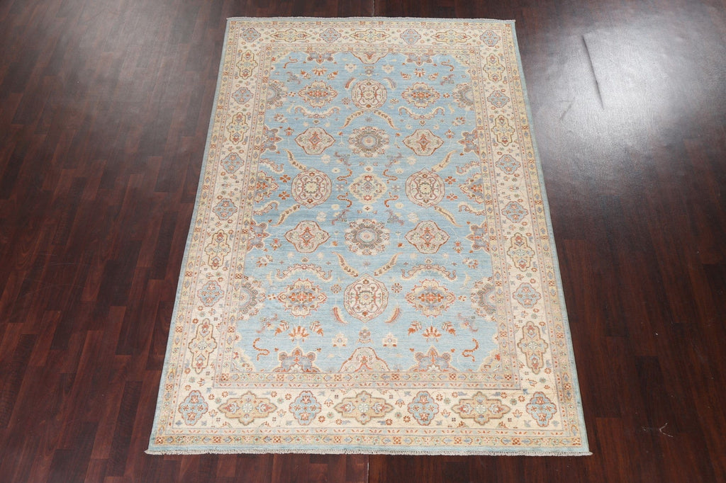 Vegetable Dye Oushak Turkish Area Rug 7x10