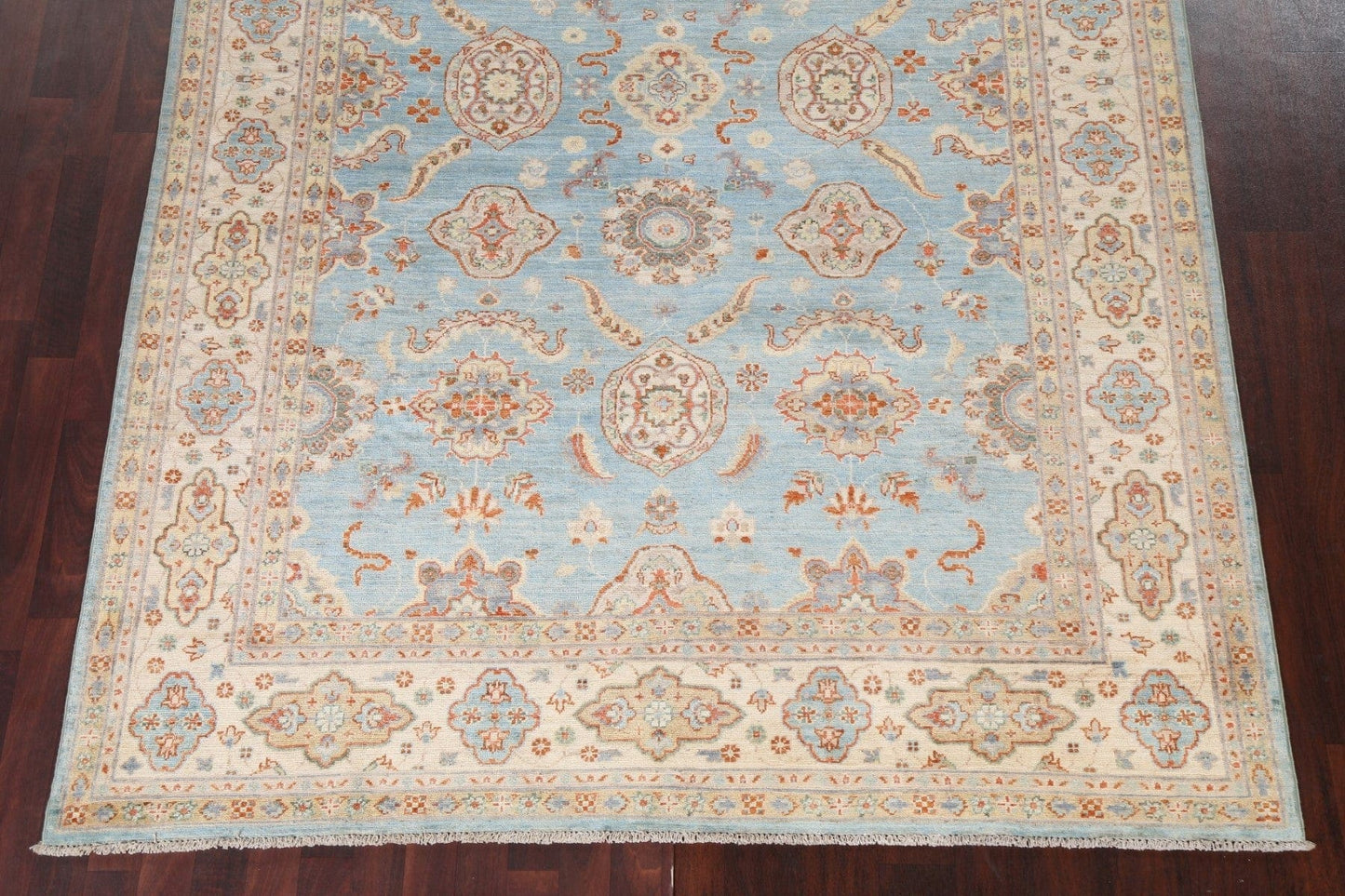 Vegetable Dye Oushak Turkish Area Rug 7x10