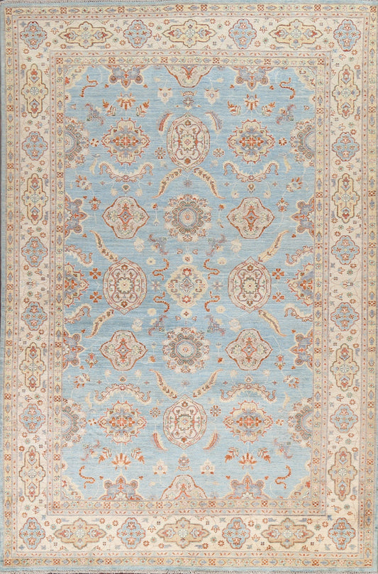 Vegetable Dye Oushak Turkish Area Rug 7x10