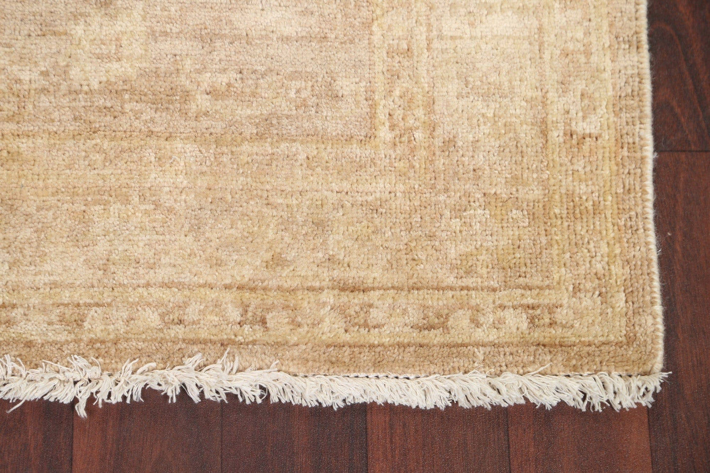 Vegetable Dye Muted Oushak Turkish Area Rug 3x4