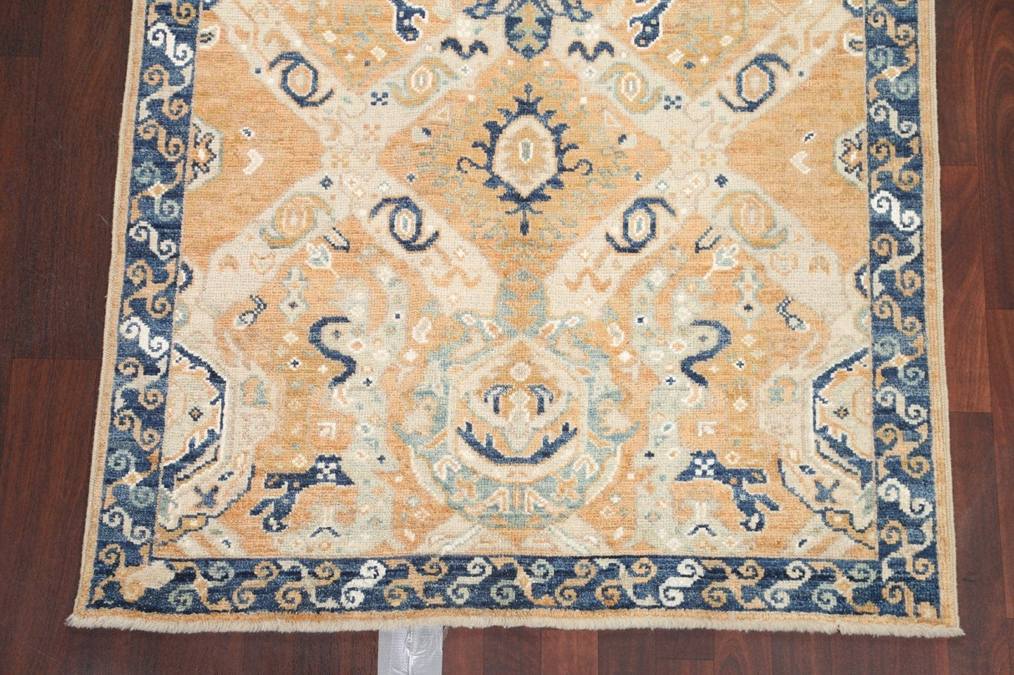 Vegetable Dye Oushak Turkish Area Rug 5x6