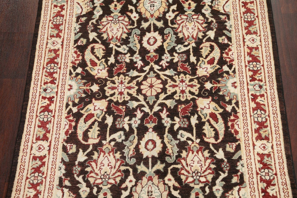 Vegetable Dye Chobi Peshawar Oriental Area Rug 4x6