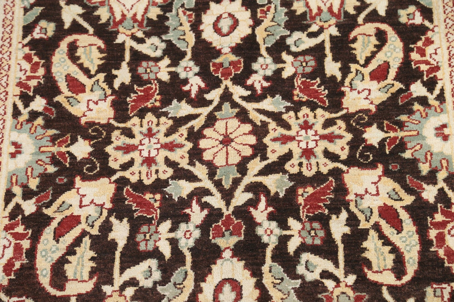 Vegetable Dye Chobi Peshawar Oriental Area Rug 4x6