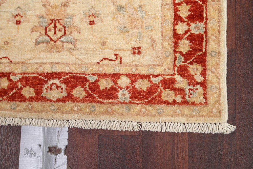 Handmade Wool Chobi Peshawar Oriental Runner Rug 2x5