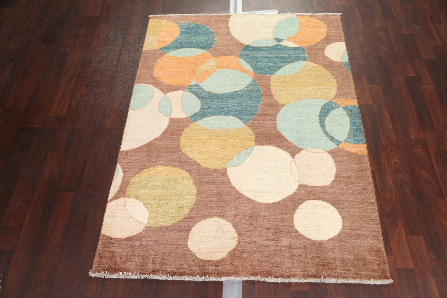 Modern Wool Gabbeh Persian Area Rug 5x6