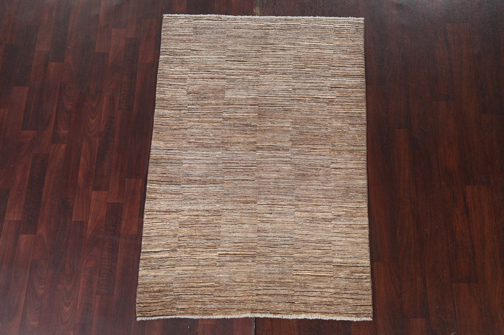 Handamade Gabbeh Kashkoli Wool Area Rug 4x6