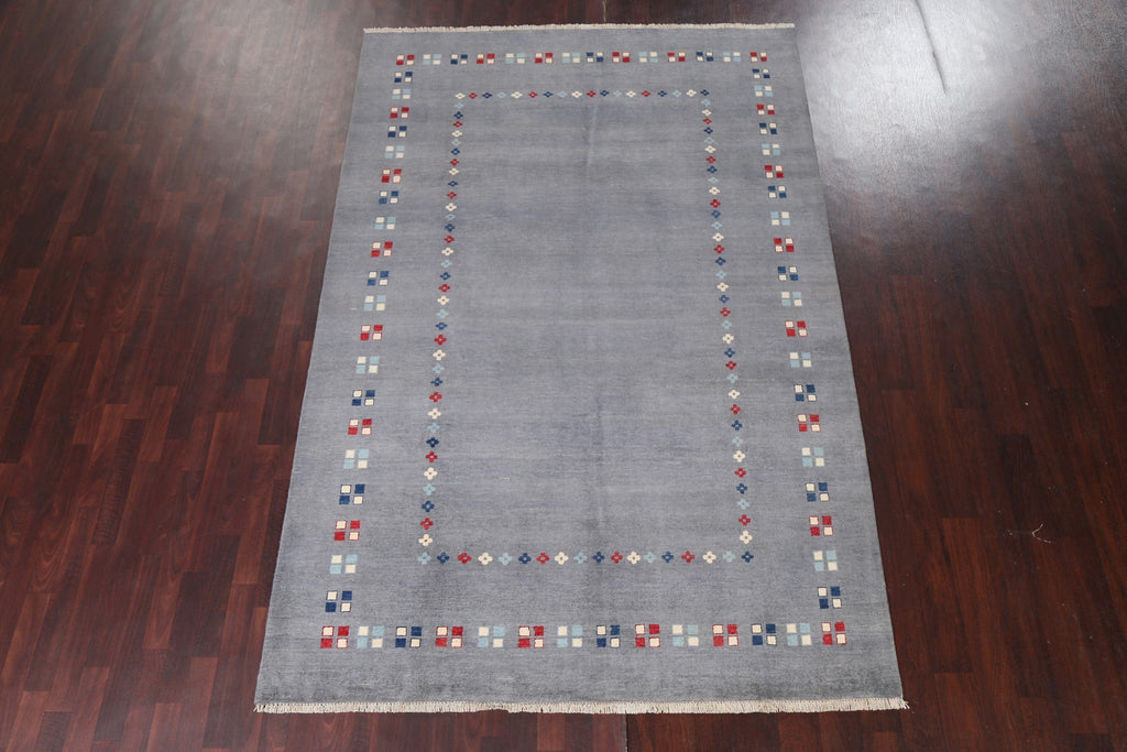 Geometric Gabbeh Persian Area Rug 7x10