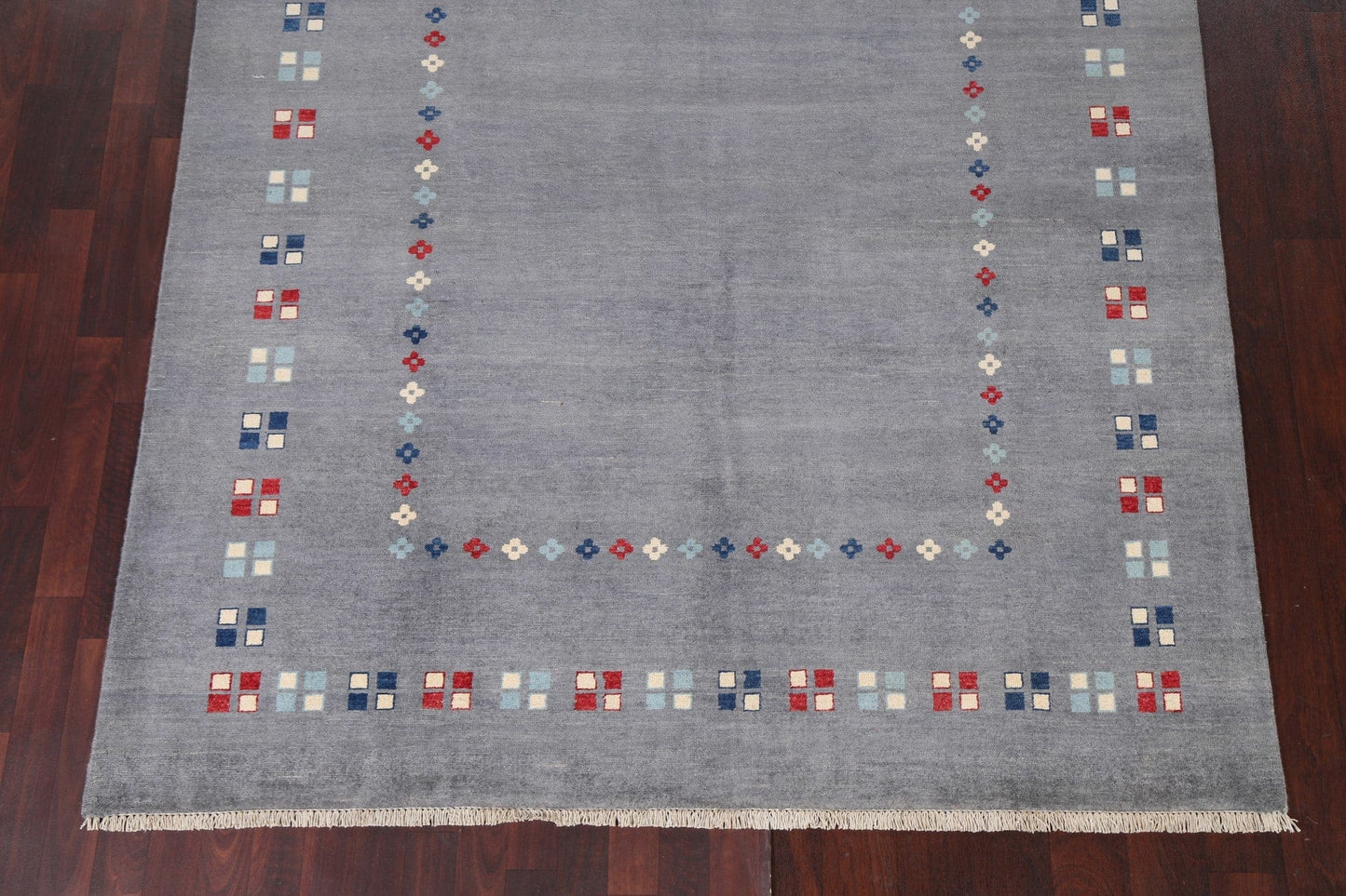 Geometric Gabbeh Persian Area Rug 7x10