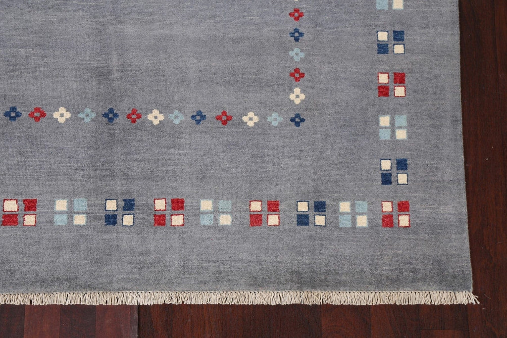 Geometric Gabbeh Persian Area Rug 7x10