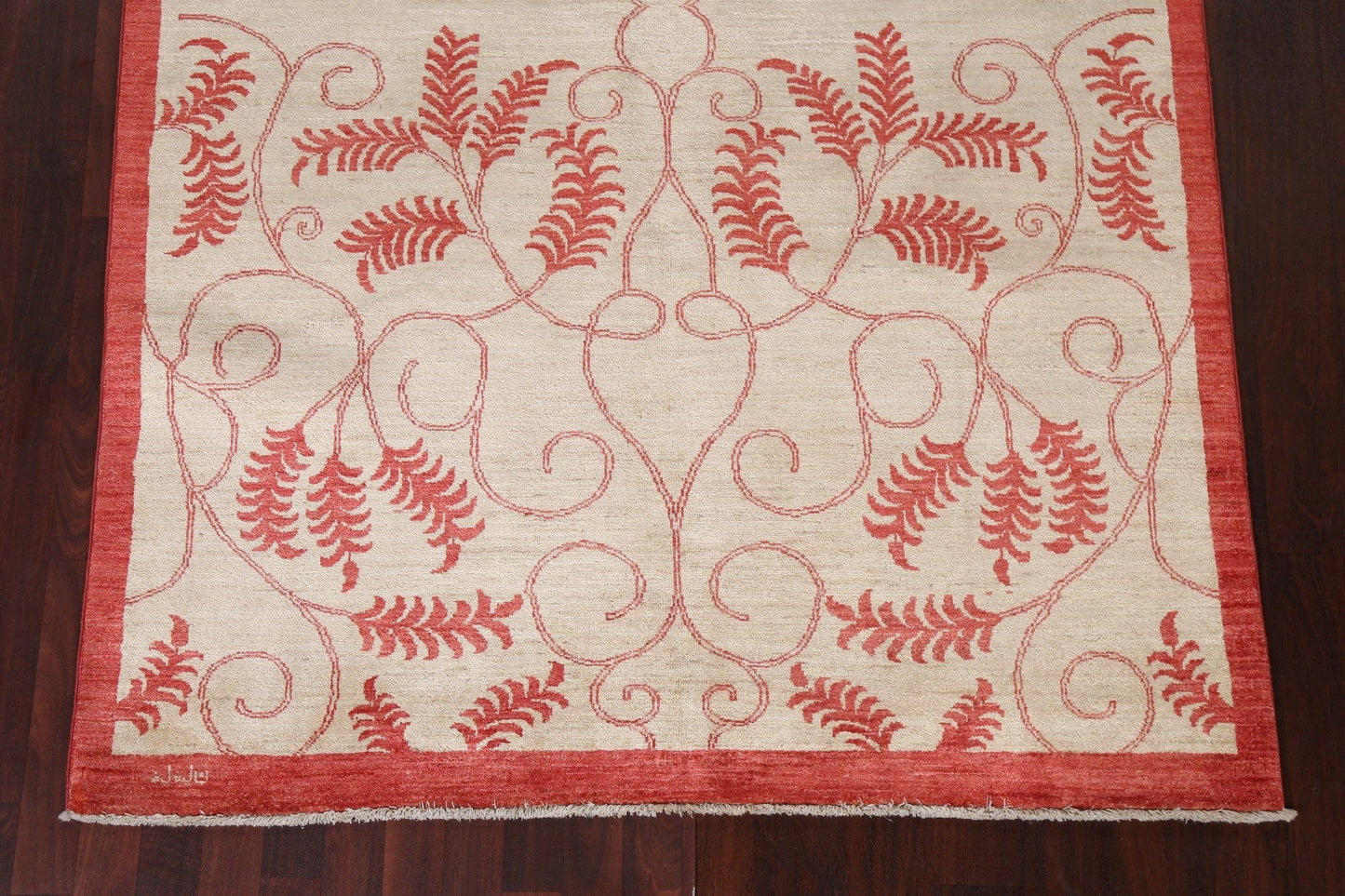 Vegetable Dye Chobi Peshawar Handmade Area Rug 6x8