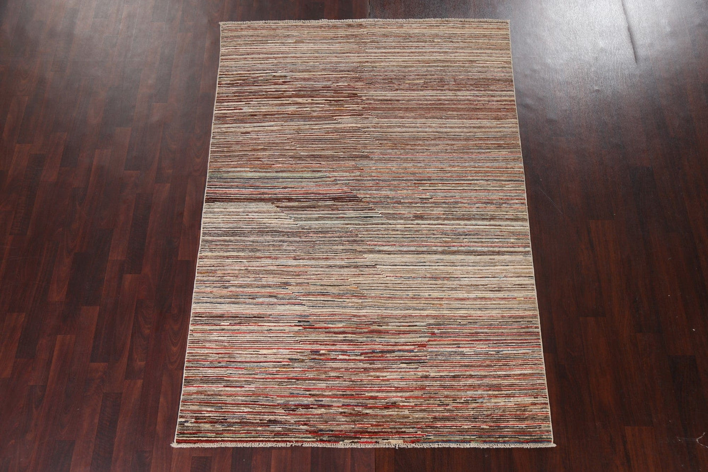 Contemporary Gabbeh Kashkoli Oriental Area Rug 5x8