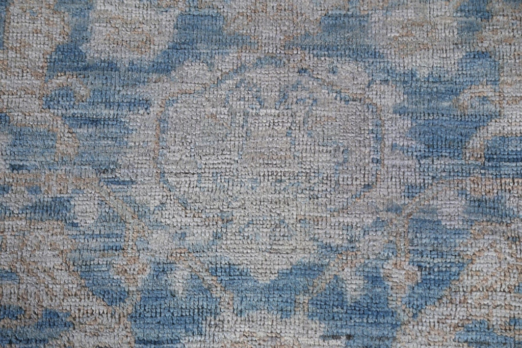 Round Over-Dyed Oushak Turkish Area Rug 8x8