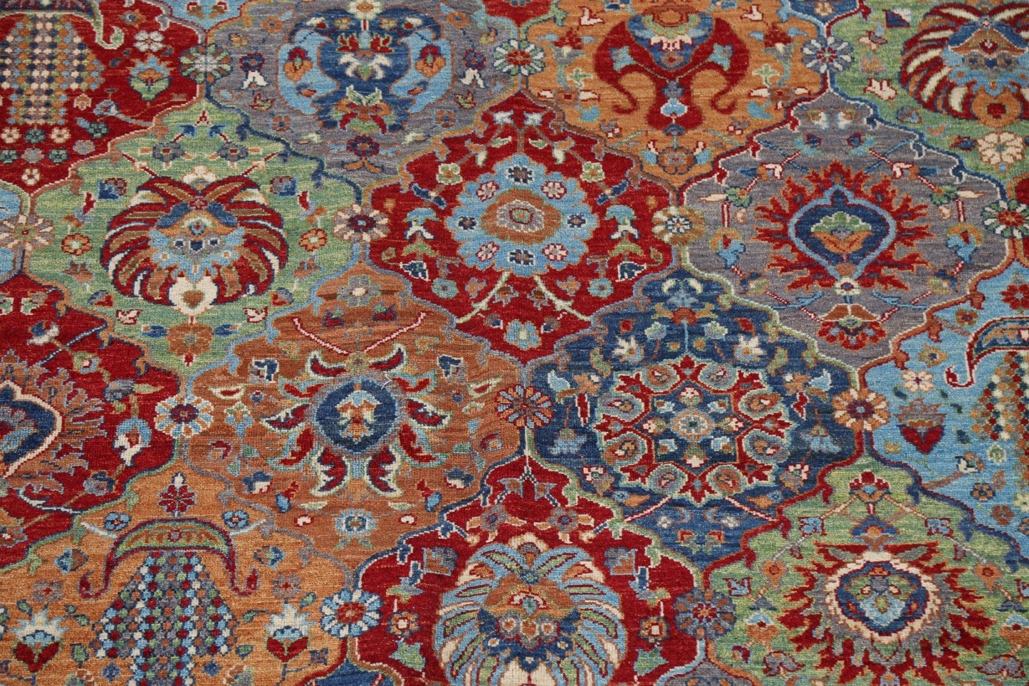 Vegetable Dye Wool Tabriz Handmade Area Rug 9x12