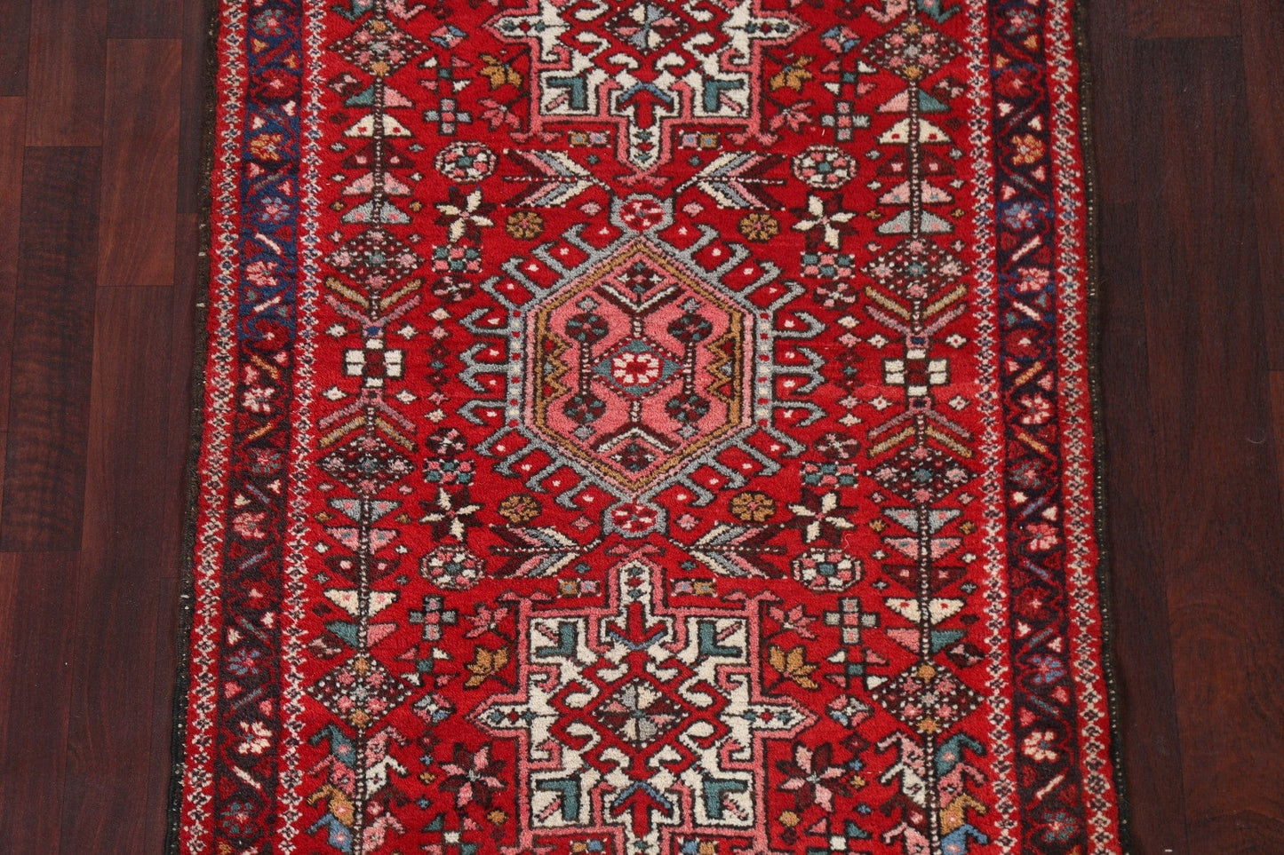 Vegetable Dye Wool Gharajeh Persian Handmade Rug 3x5