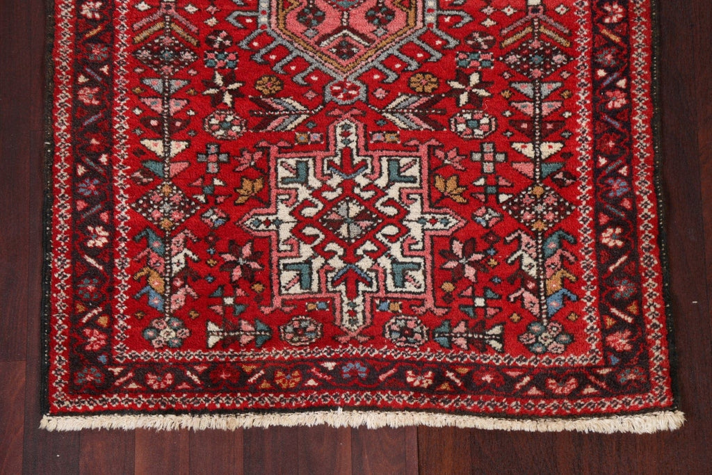 Vegetable Dye Wool Gharajeh Persian Handmade Rug 3x5