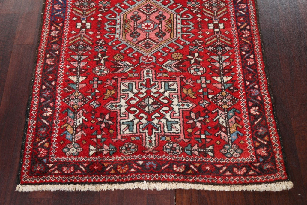 Vegetable Dye Wool Gharajeh Persian Handmade Rug 3x5