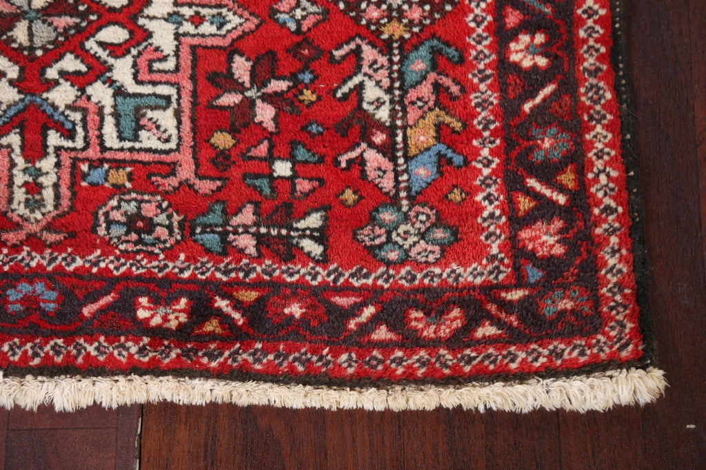 Vegetable Dye Wool Gharajeh Persian Handmade Rug 3x5