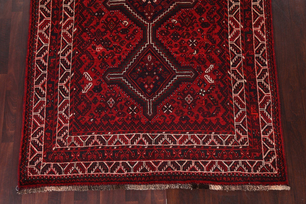 Tribal Geometric Qashqai Persian Area Rug 6x9