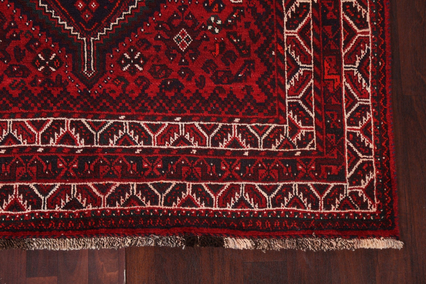 Tribal Geometric Qashqai Persian Area Rug 6x9