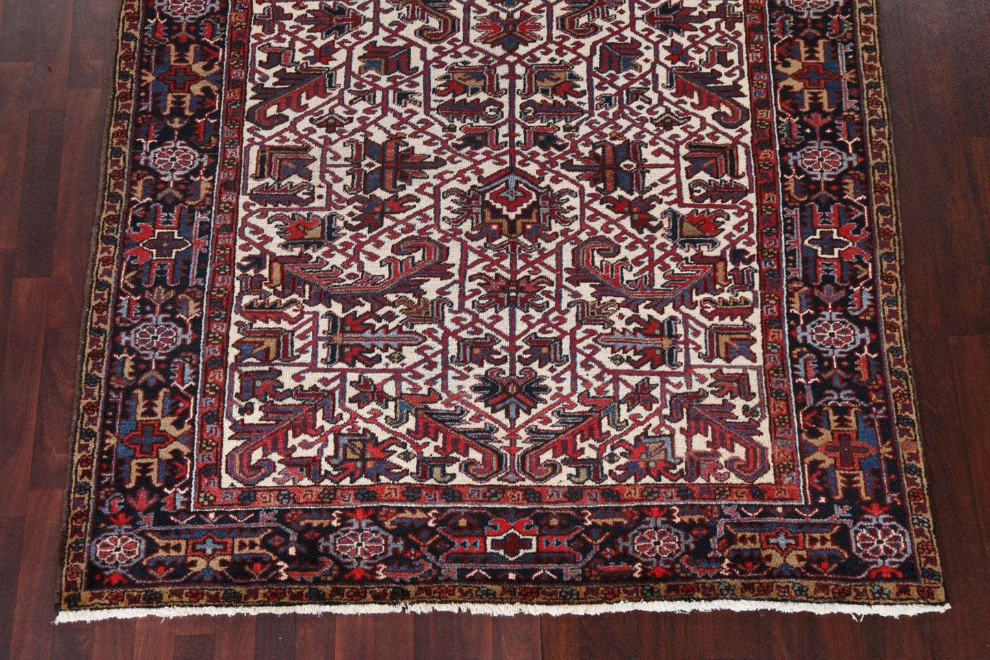 Vintage Handmade Heriz Persian Area Rug 6x10