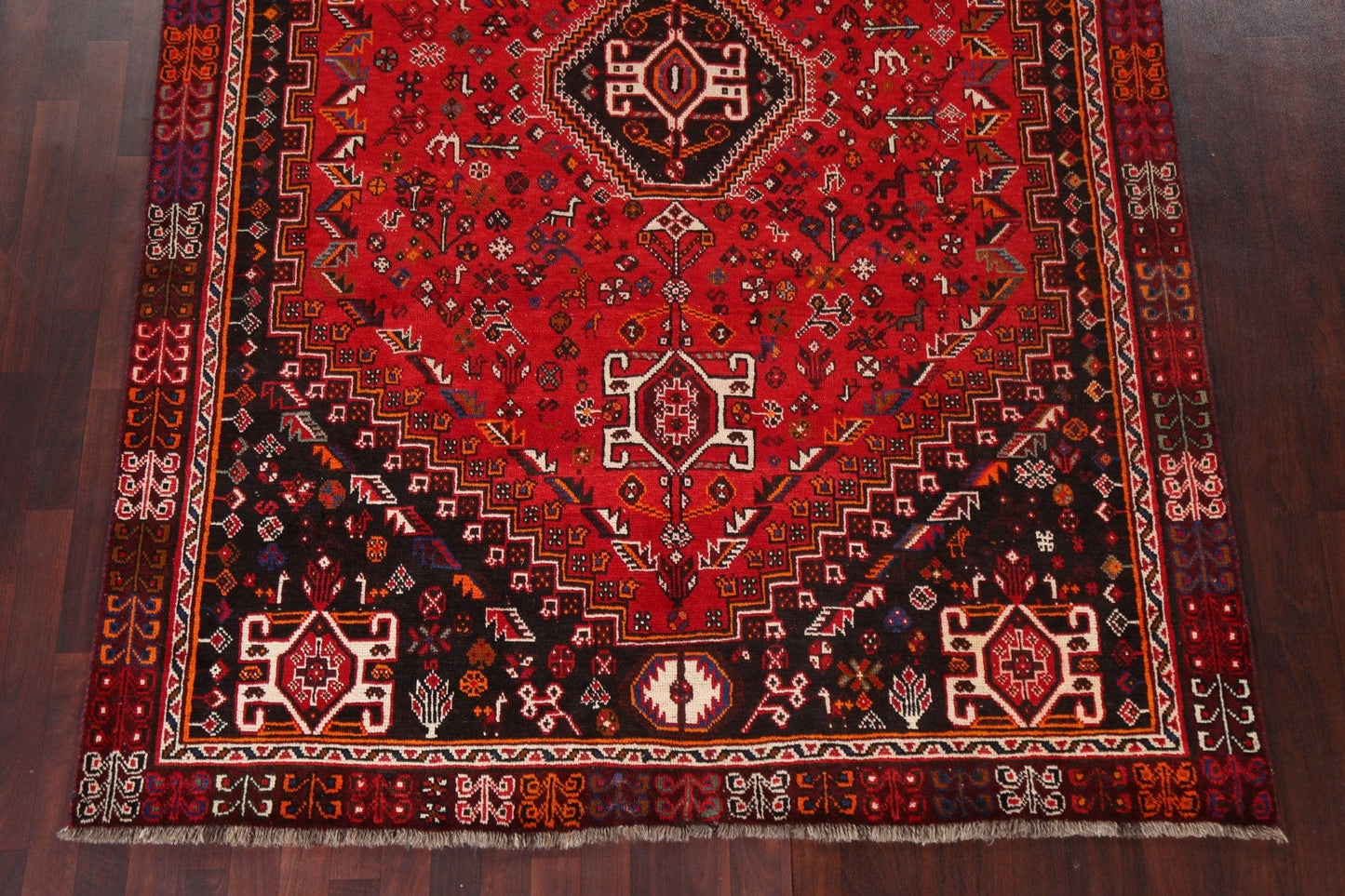 Handmade Wool Shiraz Persian Area Rug 7x10