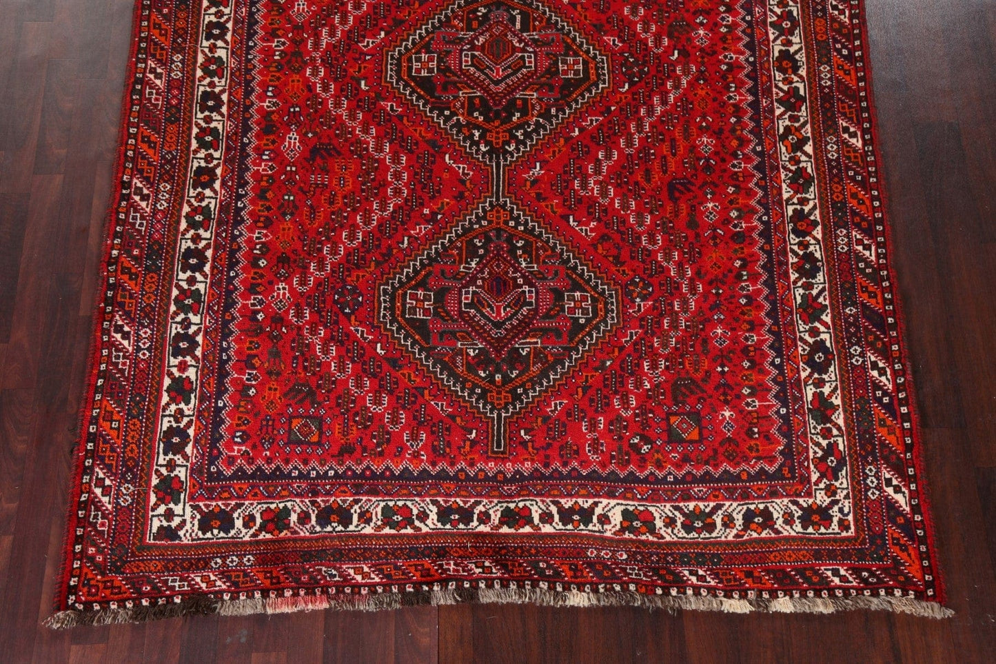 Tribal Vintage Shiraz Persian Area Rug 7x10