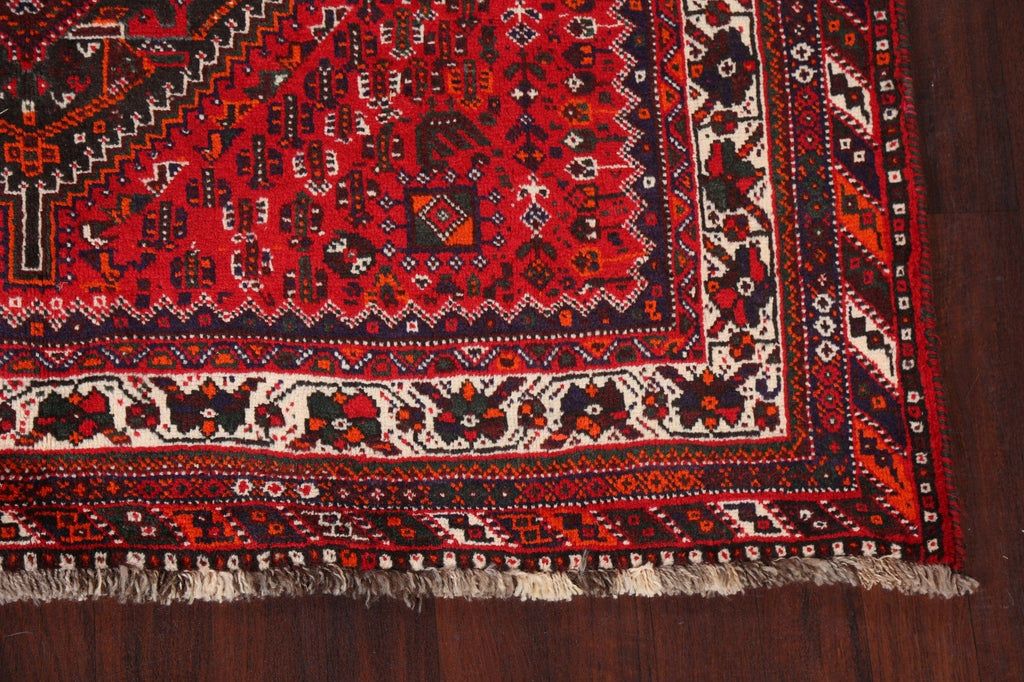 Tribal Vintage Shiraz Persian Area Rug 7x10