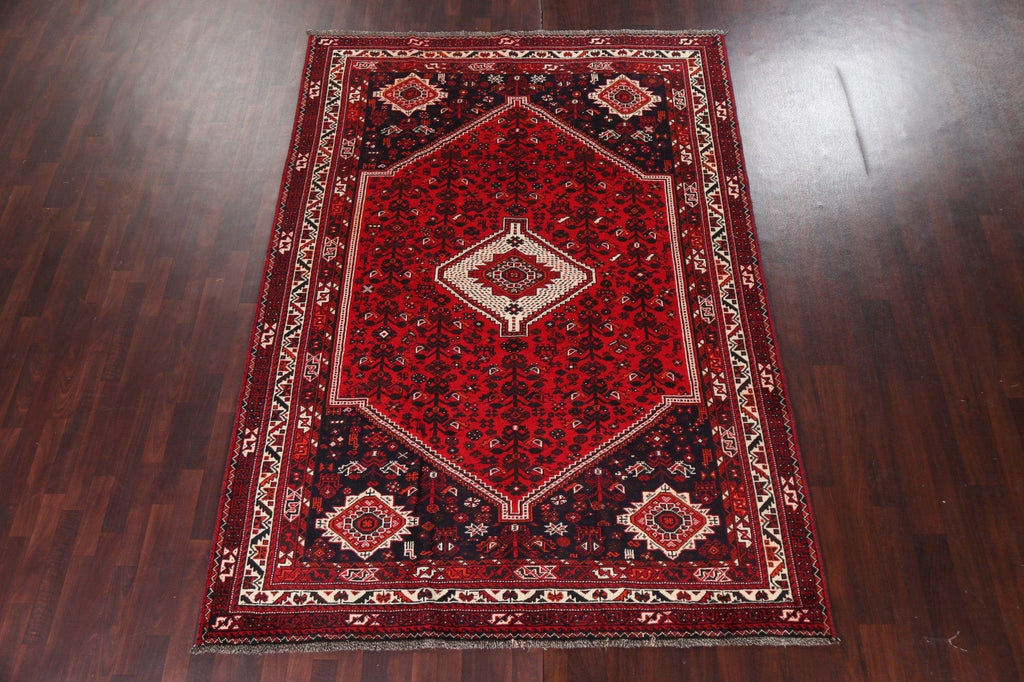 Tribal Vintage Shiraz Persian Area Rug 7x10