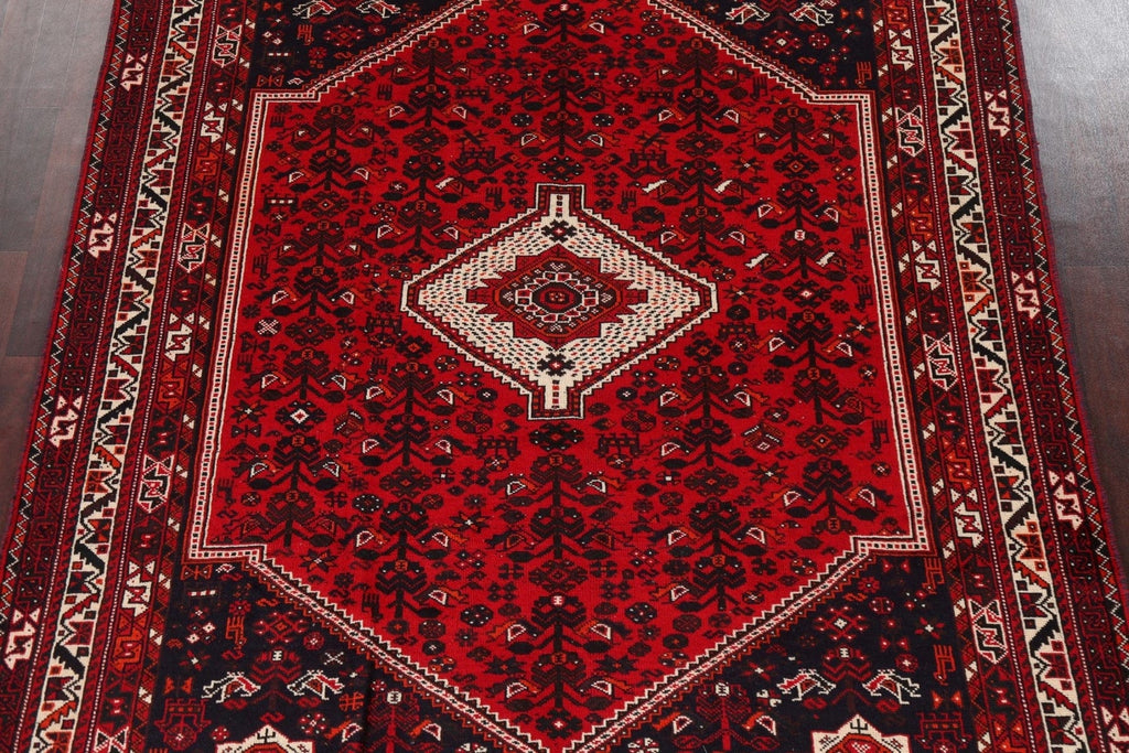 Tribal Vintage Shiraz Persian Area Rug 7x10