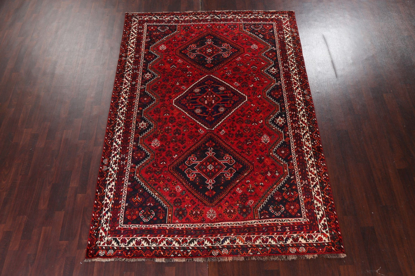 Handmade Wool Shiraz Persian Area Rug 7x10