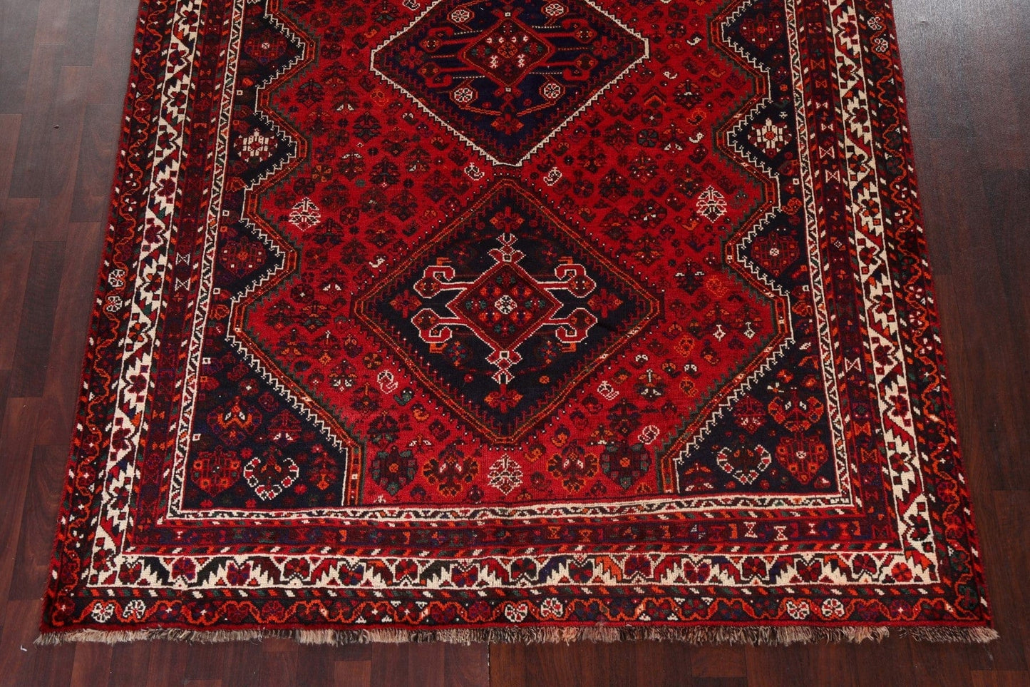 Handmade Wool Shiraz Persian Area Rug 7x10