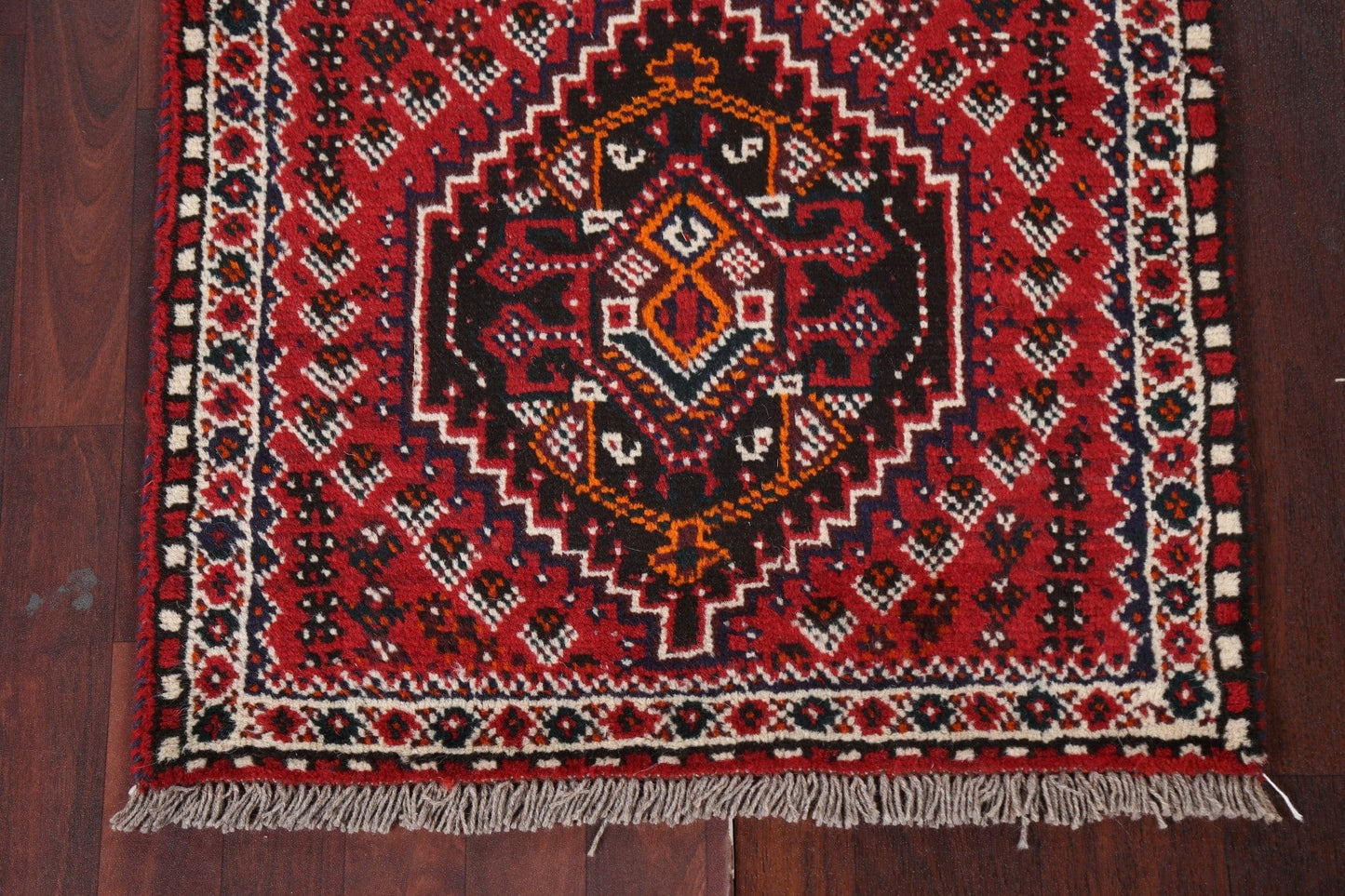 Handmade Red Shiraz Persian Wool Rug 3x4