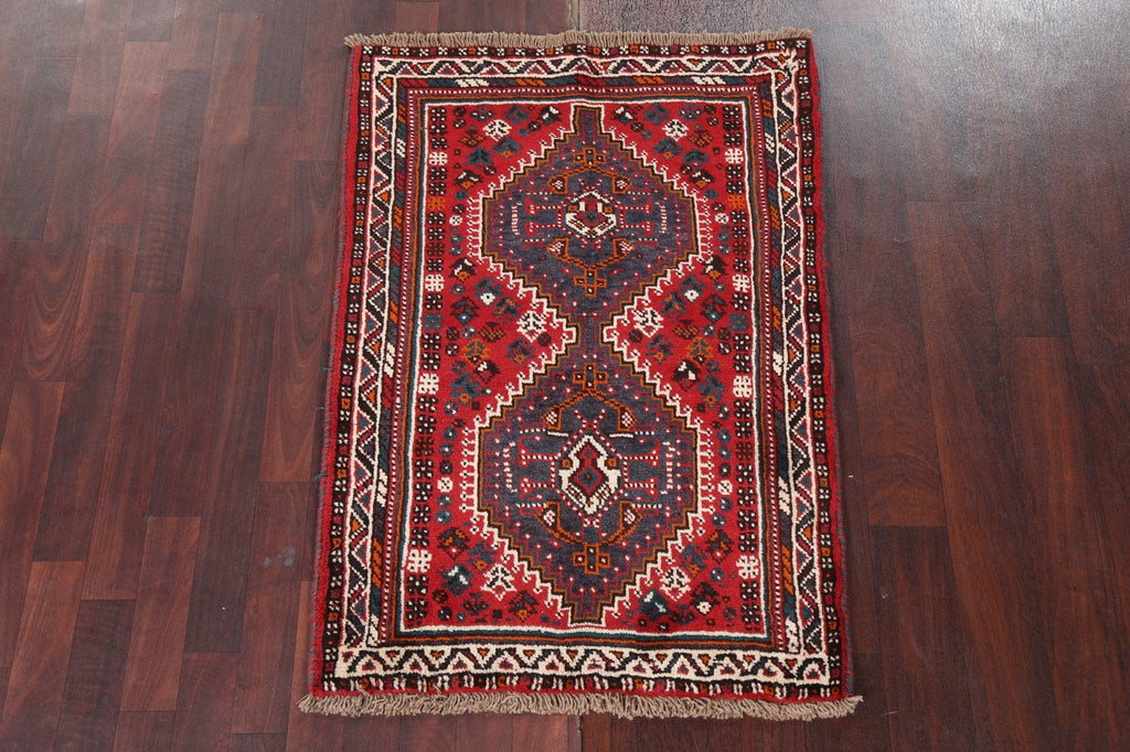 Geometric Shiraz Persian Wool Rug 3x4