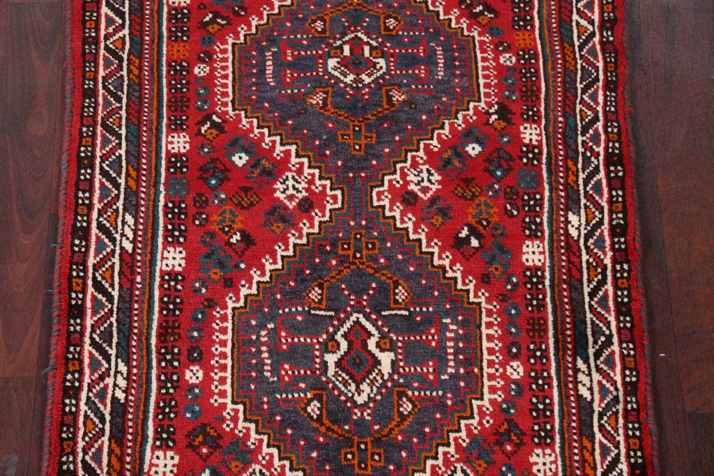 Geometric Shiraz Persian Wool Rug 3x4