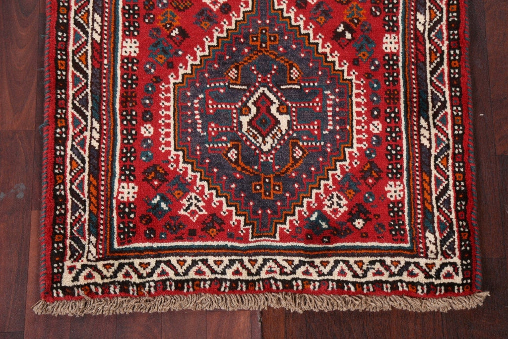 Geometric Shiraz Persian Wool Rug 3x4