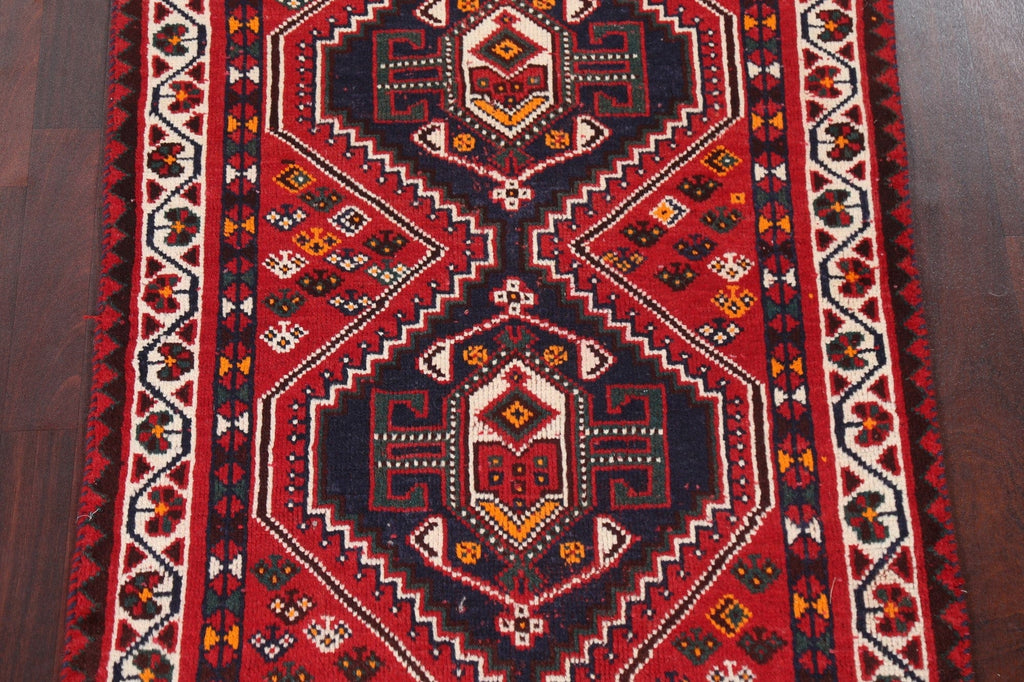 Tribal Wool Shiraz Persian Handmade Rug 3x5