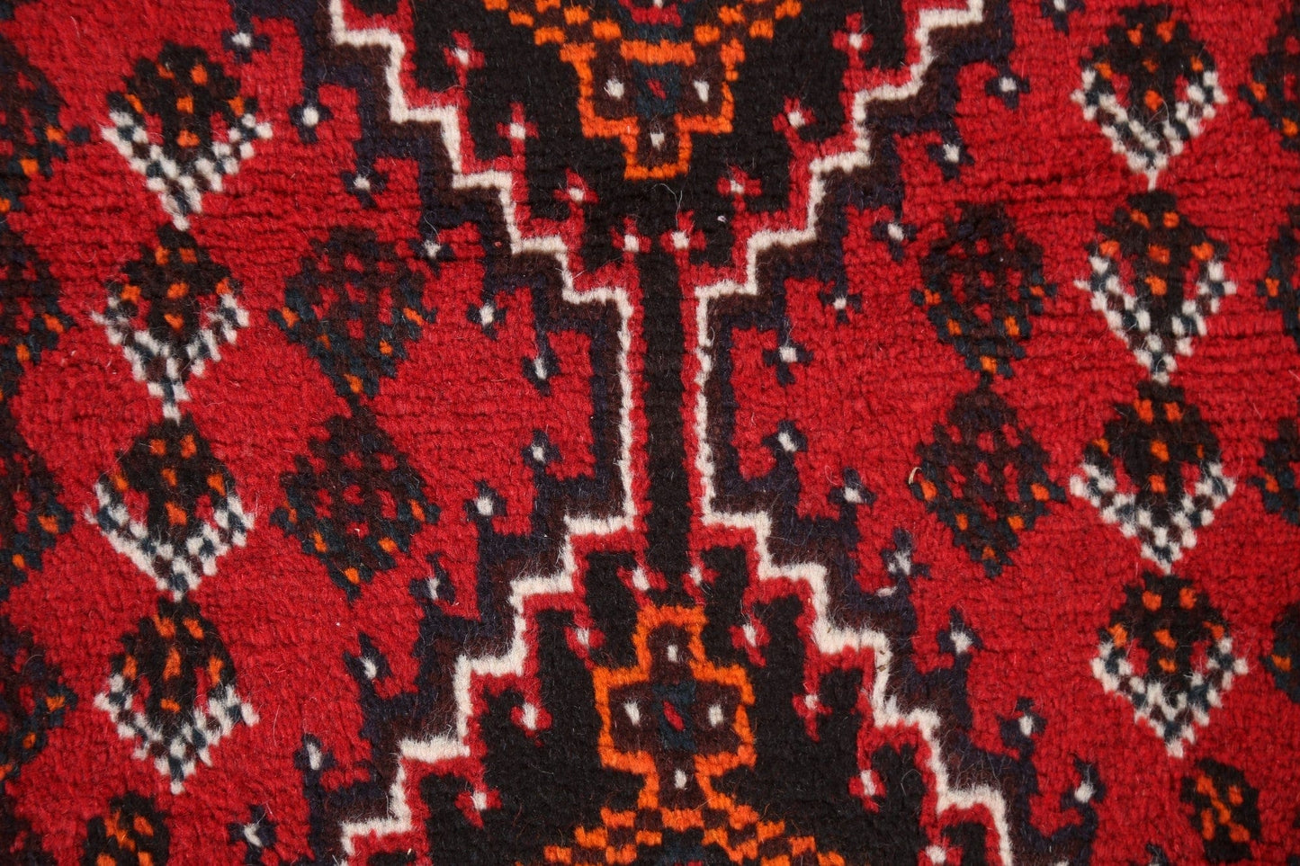 Geometric Red Shiraz Persian Handmade Rug 3x4