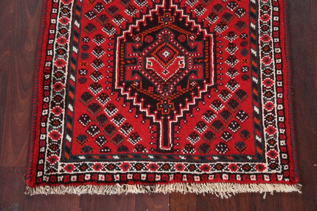 Red Wool Shiraz Persian Handmade Rug 3x4