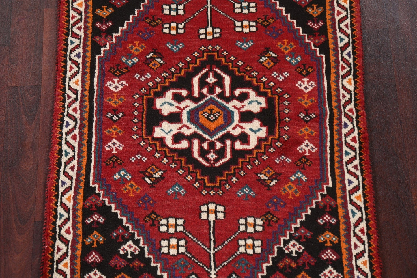 Wool Red Shiraz Persian Handmade Rug 3x4