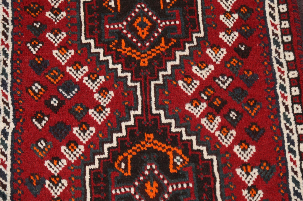 Wool Red Shiraz Persian Handmade Rug 3x4