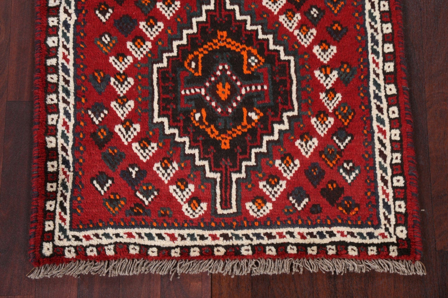 Wool Red Shiraz Persian Handmade Rug 3x4