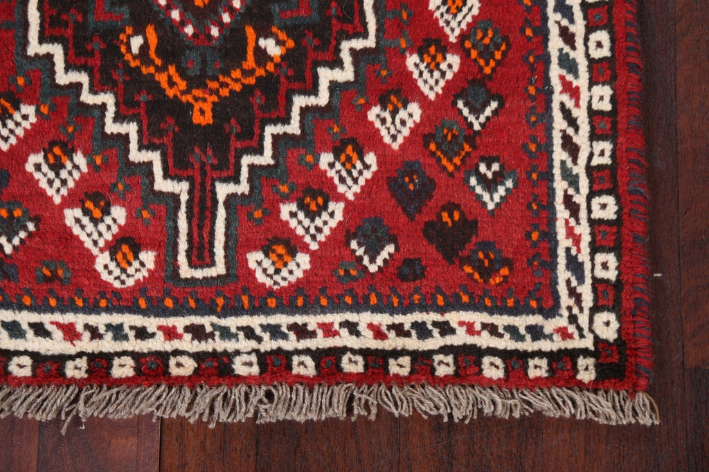 Wool Red Shiraz Persian Handmade Rug 3x4