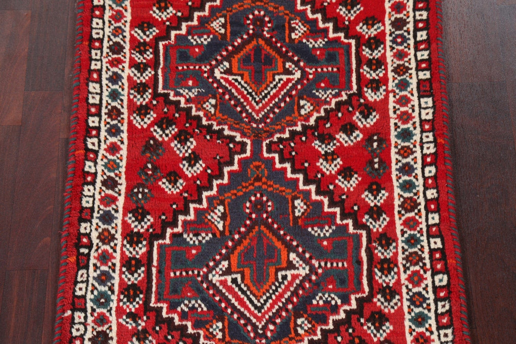 Geometric Shiraz Persian Handmade Rug 3x4