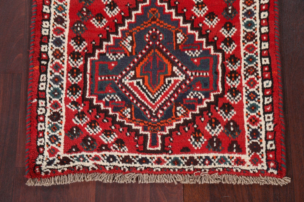 Geometric Shiraz Persian Handmade Rug 3x4